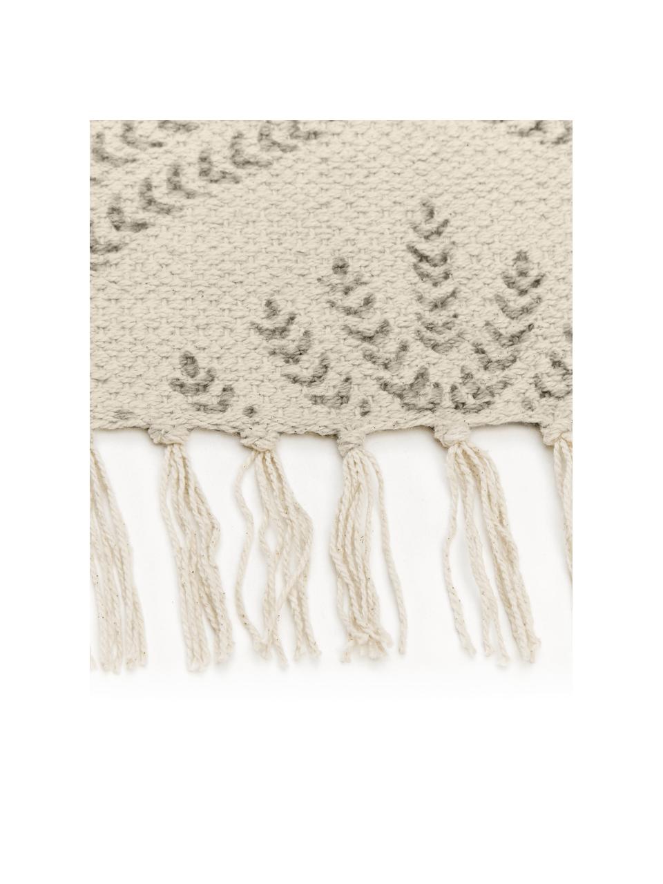 Flachgewebter Baumwollteppich Klara mit Fransenabschluss, 100 % Baumwolle

Das in diesem Produkt verwendete Material ist schadstoffgeprüft und zertifiziert nach STANDARD 100 by OEKO-TEX® , HOHENSTEIN HTTI, 21.HIN.90042., Beige, B 50 x L 80 cm (Größe XXS)