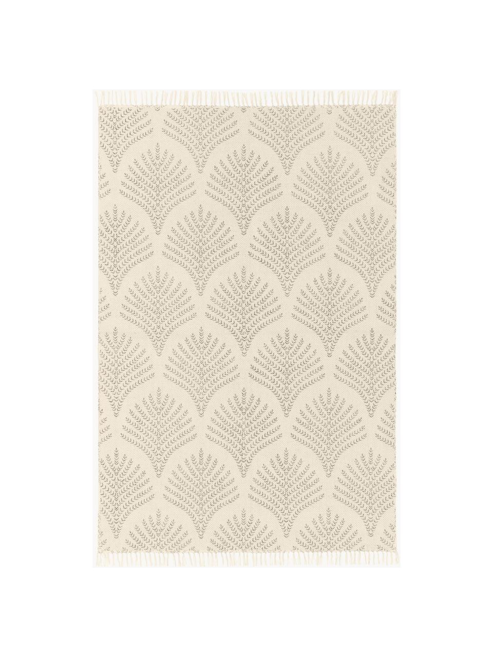 Tapis à franges tissé plat Klara, 100 % coton

Le matériau est certifié STANDARD 100 OEKO-TEX®, 21.HIN.90042, HOHENSTEIN HTTI, Blanc crème, beige, larg. 50 x long. 80 cm (taille XXS)