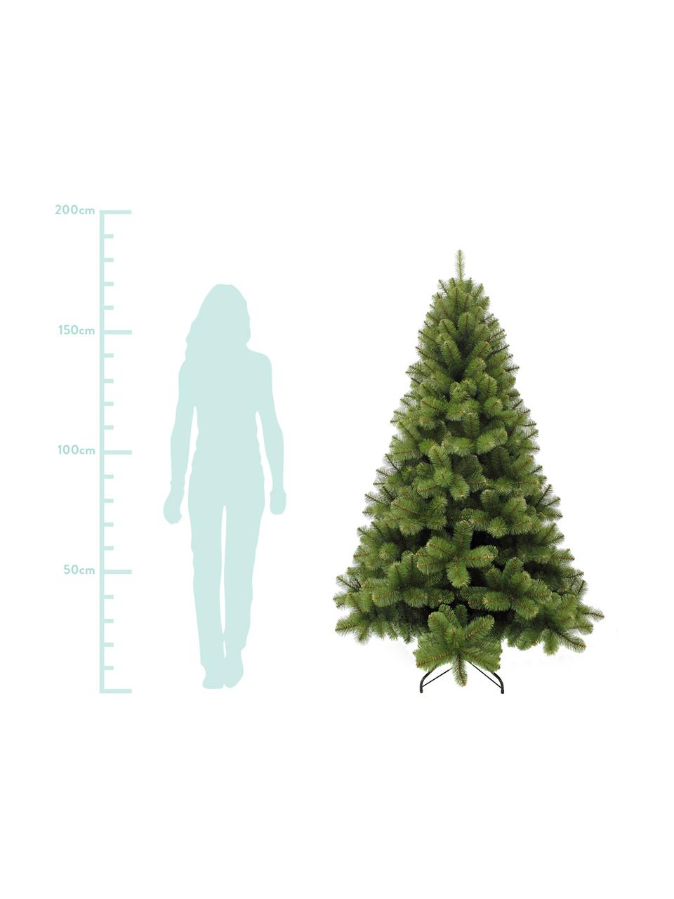 Decoratieve kerstboom Rochdale, Groen, Ø 132 x H 215 cm