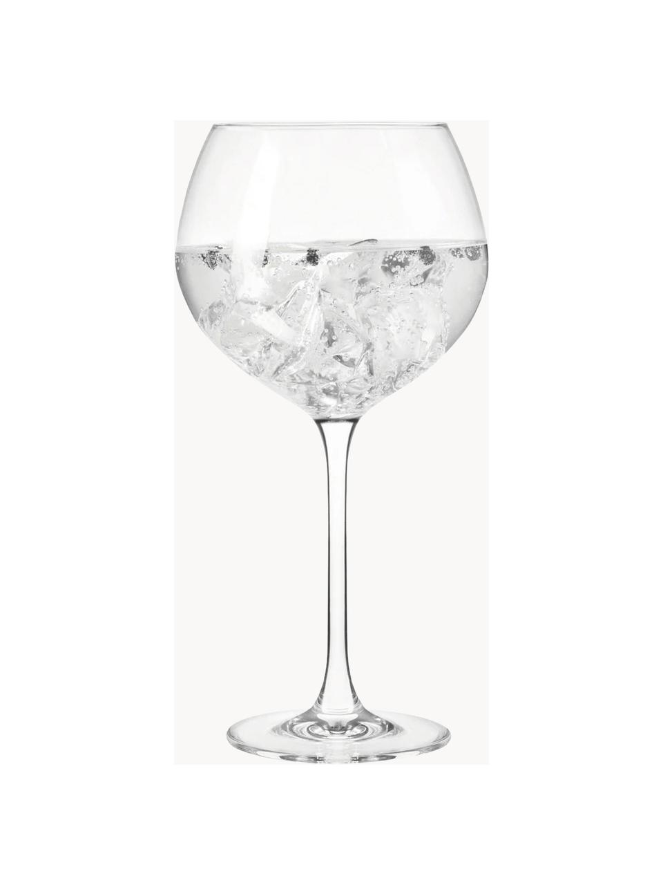 Copas balón Gin, 2 uds., Cristal, Transparente, Ø 11 x Al 22 cm, 630 ml