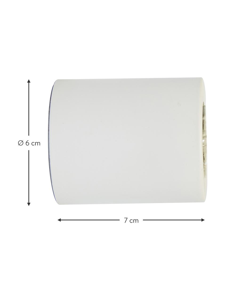 Malá nástenná/stropná lampa Chanty, Biela, matná, Ø 6 x H 7 cm