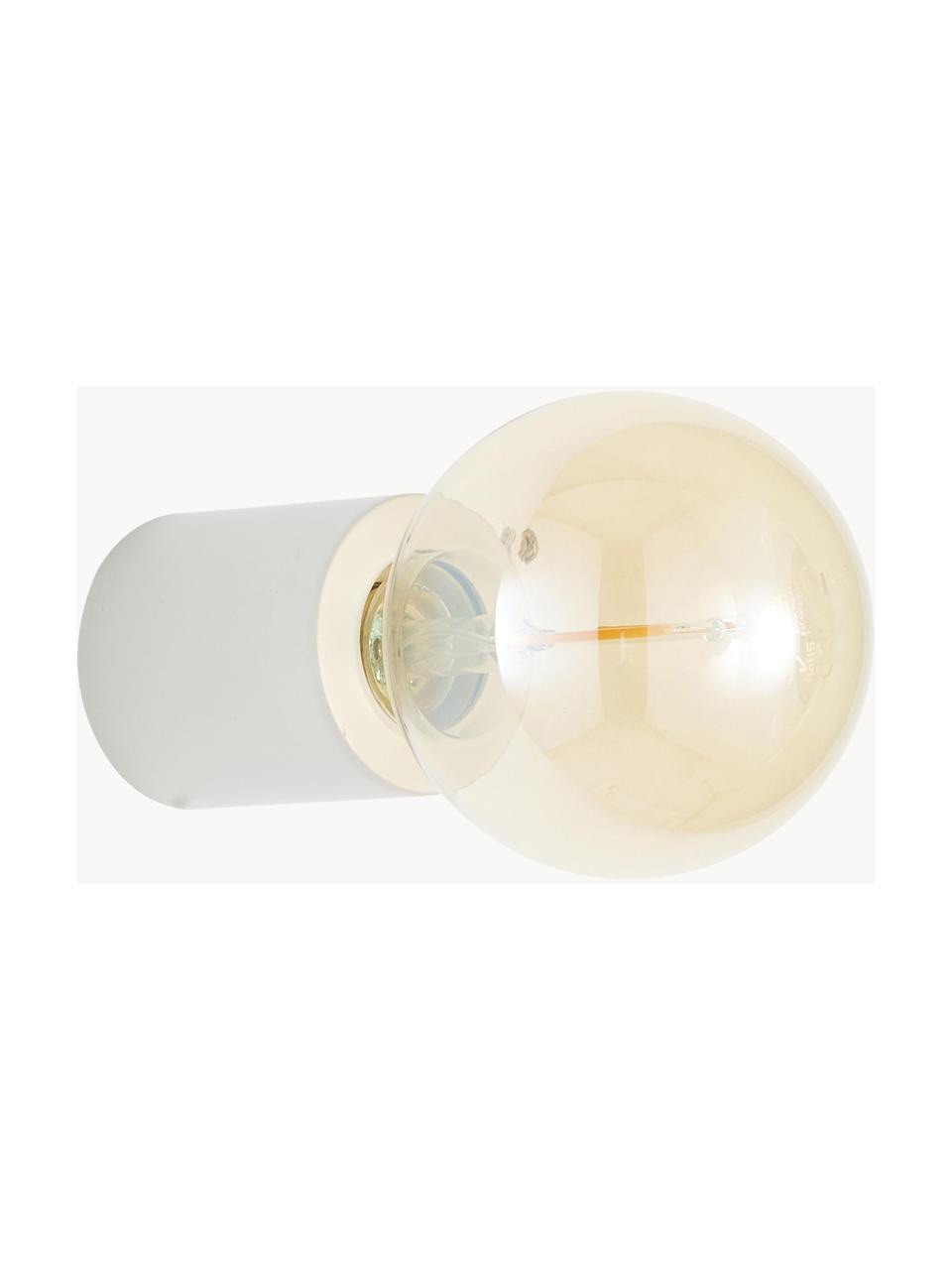 Malá nástenná/stropná lampa Chanty, Biela, matná, Ø 6 x H 7 cm