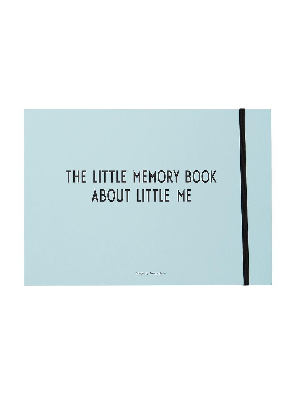 Babyboek Little Memory Book, Papier, Blauw, B 30 x H 21 cm