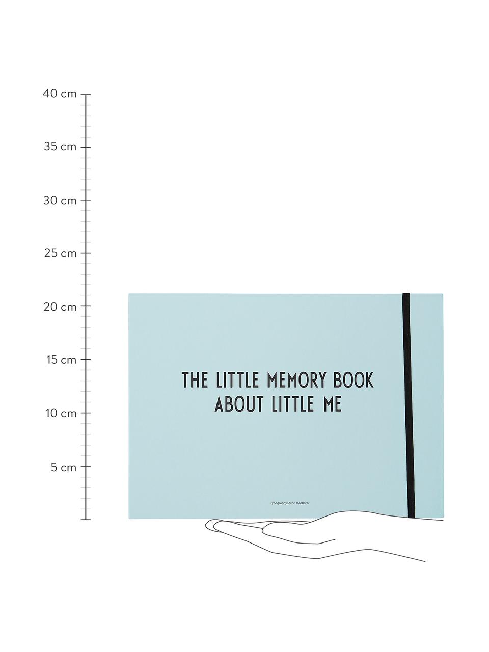 Erinnerungsbuch Little Memory Book, Papier, Blau, B 30 x H 21 cm