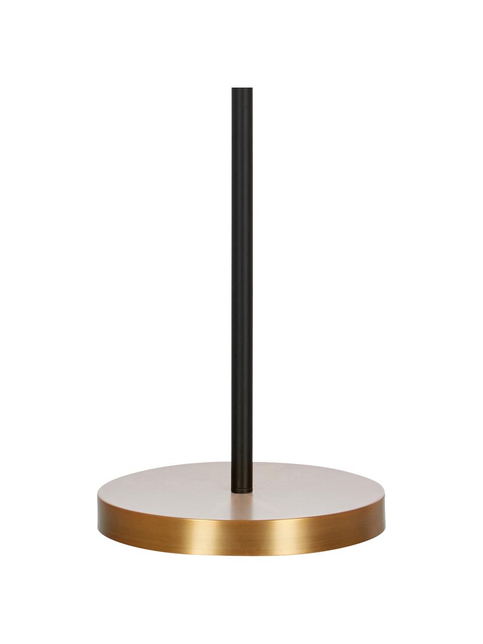 Lámpara de lectura pequeña Chester, Estructura: latón pintado, Cable: plástico, Bronce, negro, F 61 x Al 122 cm