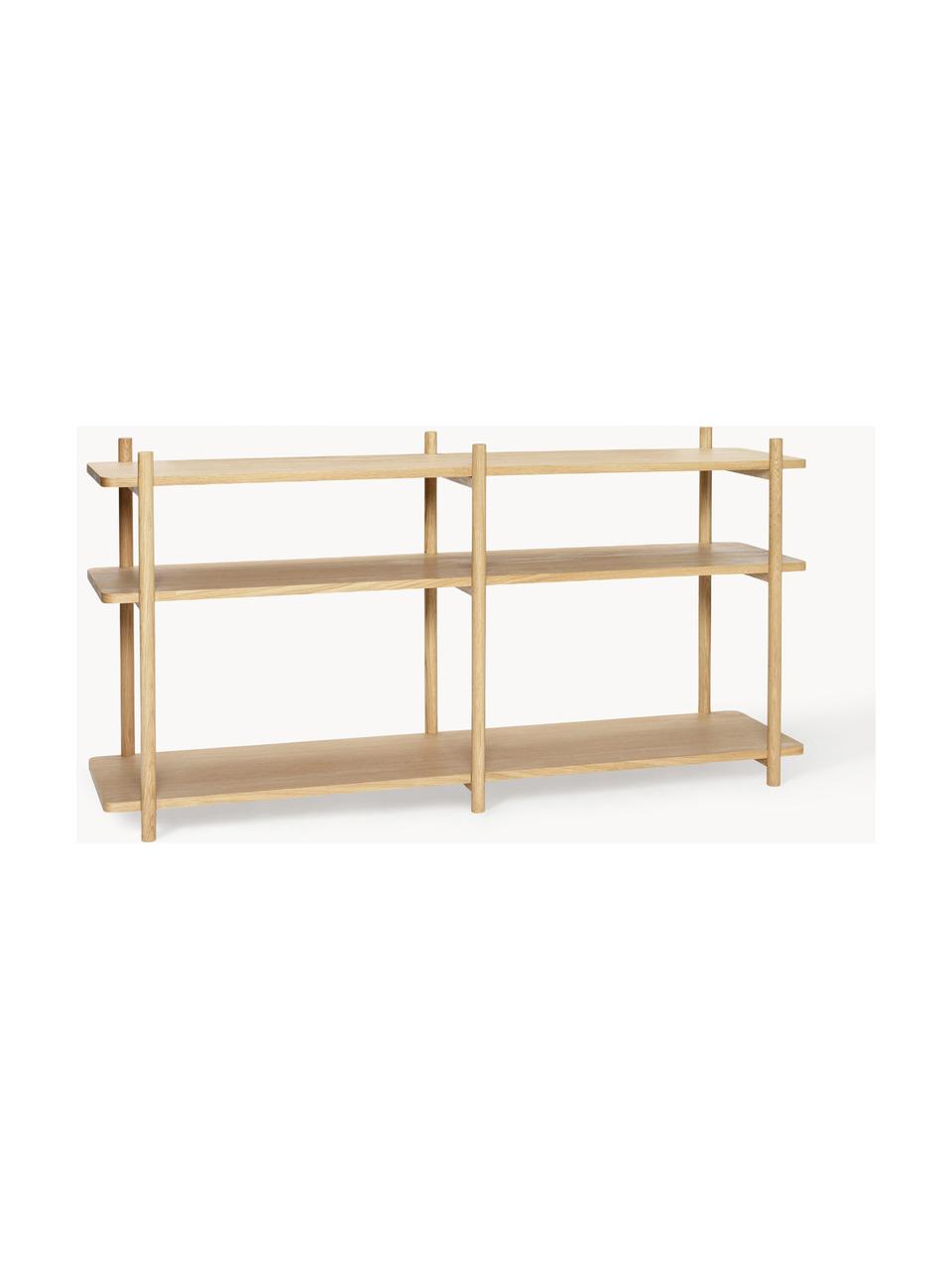 Étagère en bois Library, Placage en bois de chêne, bois de chêne

Ce produit est fabriqué à partir de bois certifié FSC® issu d'une exploitation durable, Bois de chêne, larg. 150 x haut. 75 cm