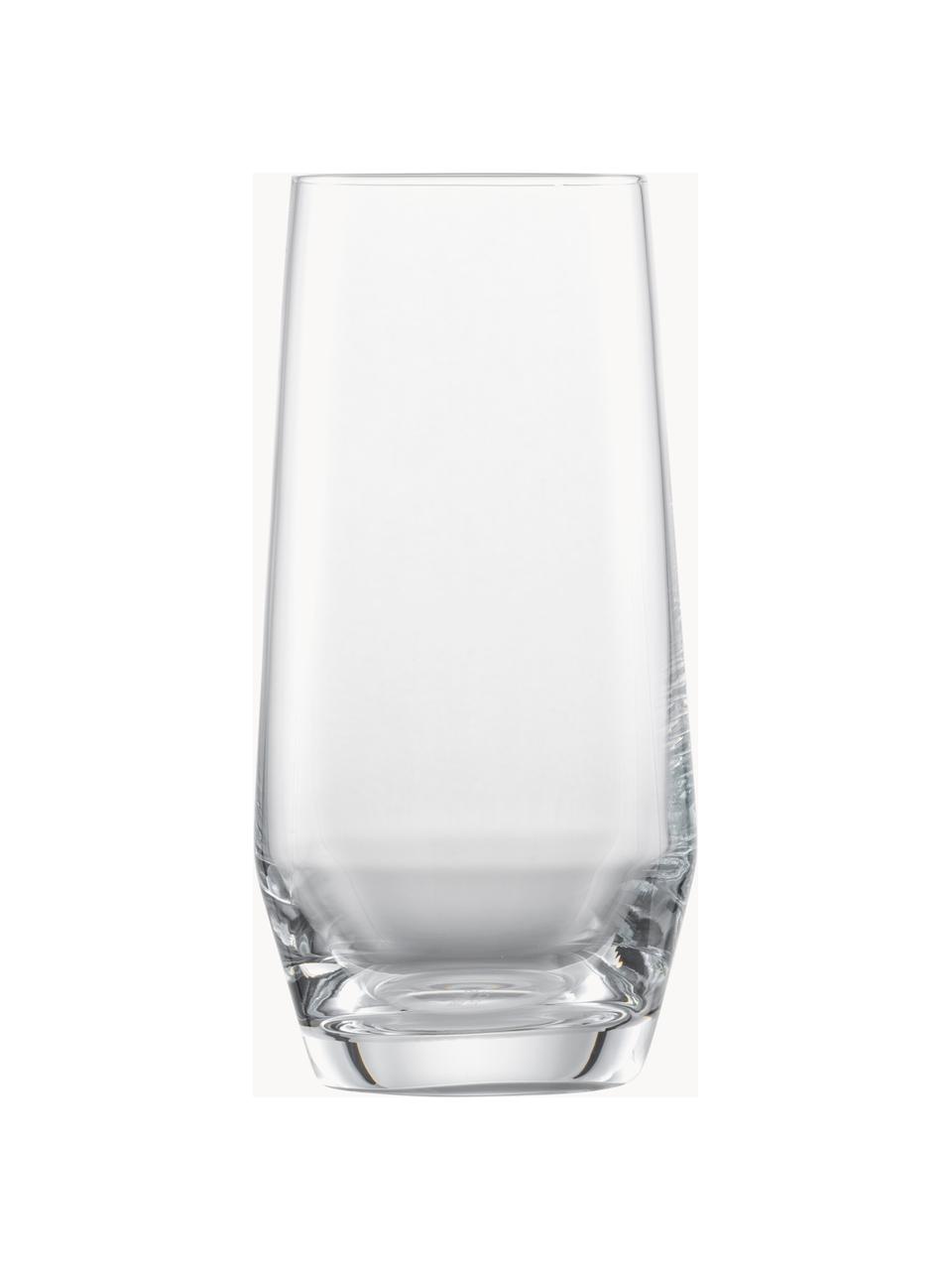 Kristall-Gläser Pure, 4 Stück, Tritan-Kristallglas

Bring den Glanz von Kristallglas auf Deinen Esstisch! Das Glas ist aussergewöhnlich transparent und schwer, dadurch fühlt es sich wertig an und sieht gleichzeitig auch noch gut aus. Zudem machen die filigranen Schliffe jedes Stück zu einem besonderen It-Piece, das sowohl praktisch als auch schön ist., Transparent, Ø 7 x H 14 cm, 350 ml