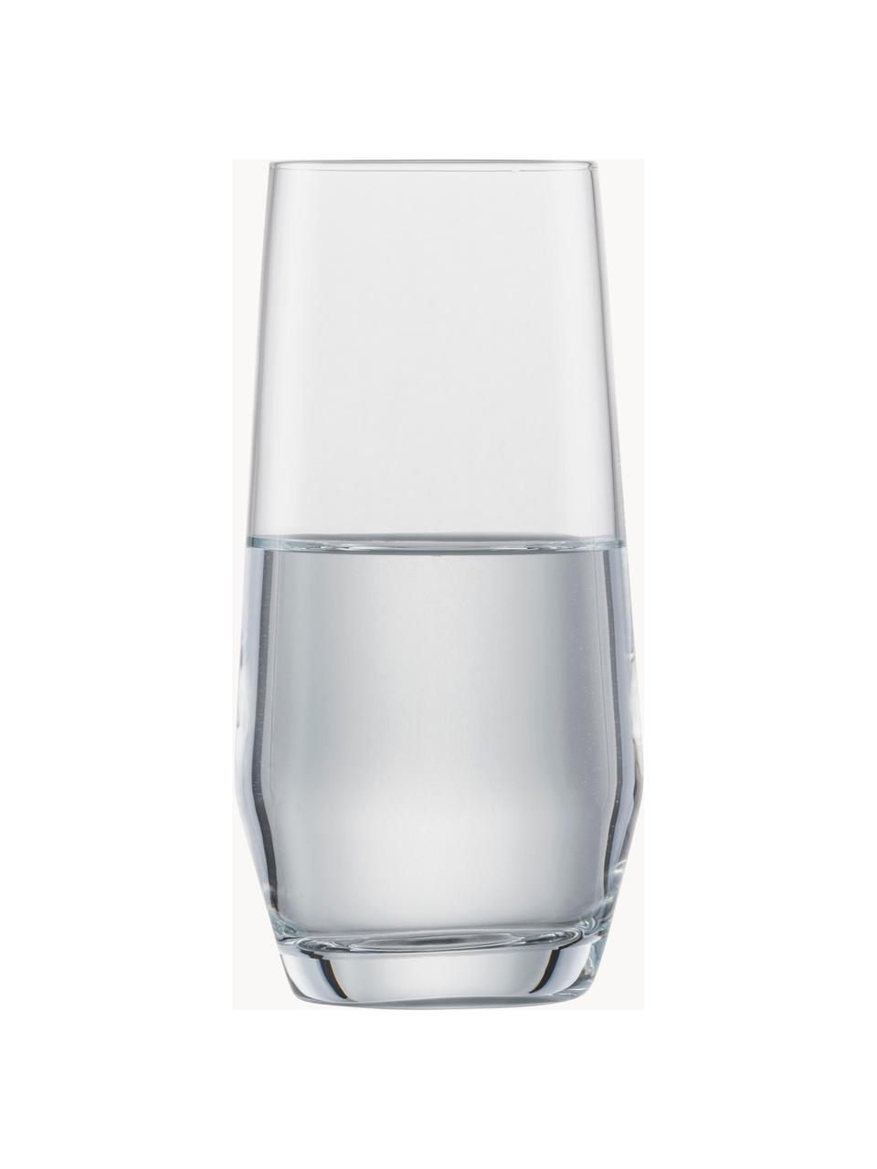 Kristall-Gläser Pure, 4 Stück, Tritan-Kristallglas

Bring den Glanz von Kristallglas auf Deinen Esstisch! Das Glas ist außergewöhnlich transparent und schwer, dadurch fühlt es sich wertig an und sieht gleichzeitig auch noch gut aus. Zudem machen die filigranen Schliffe jedes Stück zu einem besonderen It-Piece, das sowohl praktisch als auch schön ist., Transparent, Ø 7 x H 14 cm, 350 ml