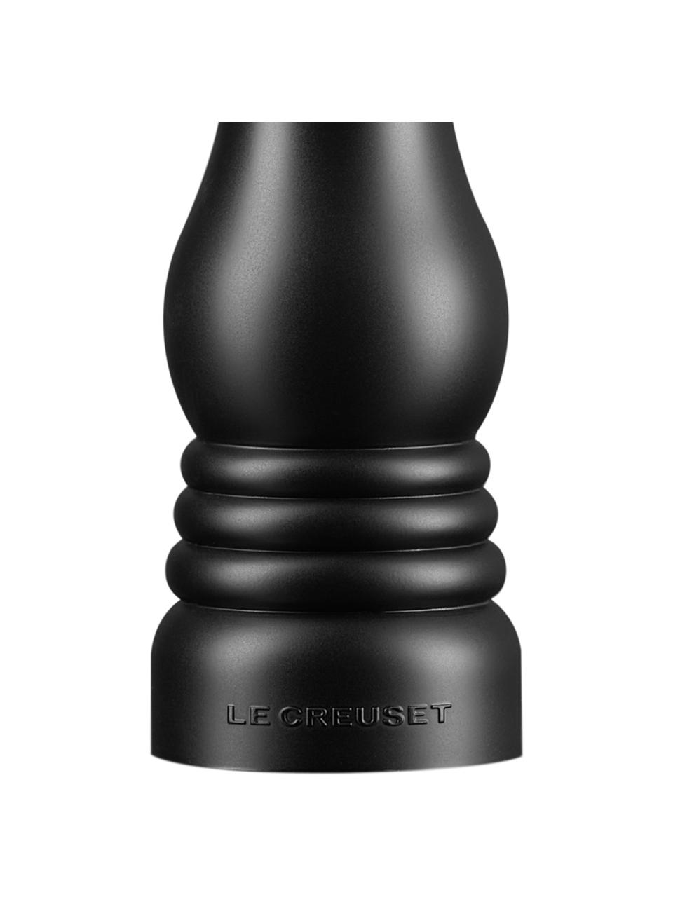Mlýnek na sůl s keramickým mechanismem Creuset, Umělá hmota, Matná černá, Ø 6 cm, V 21 cm
