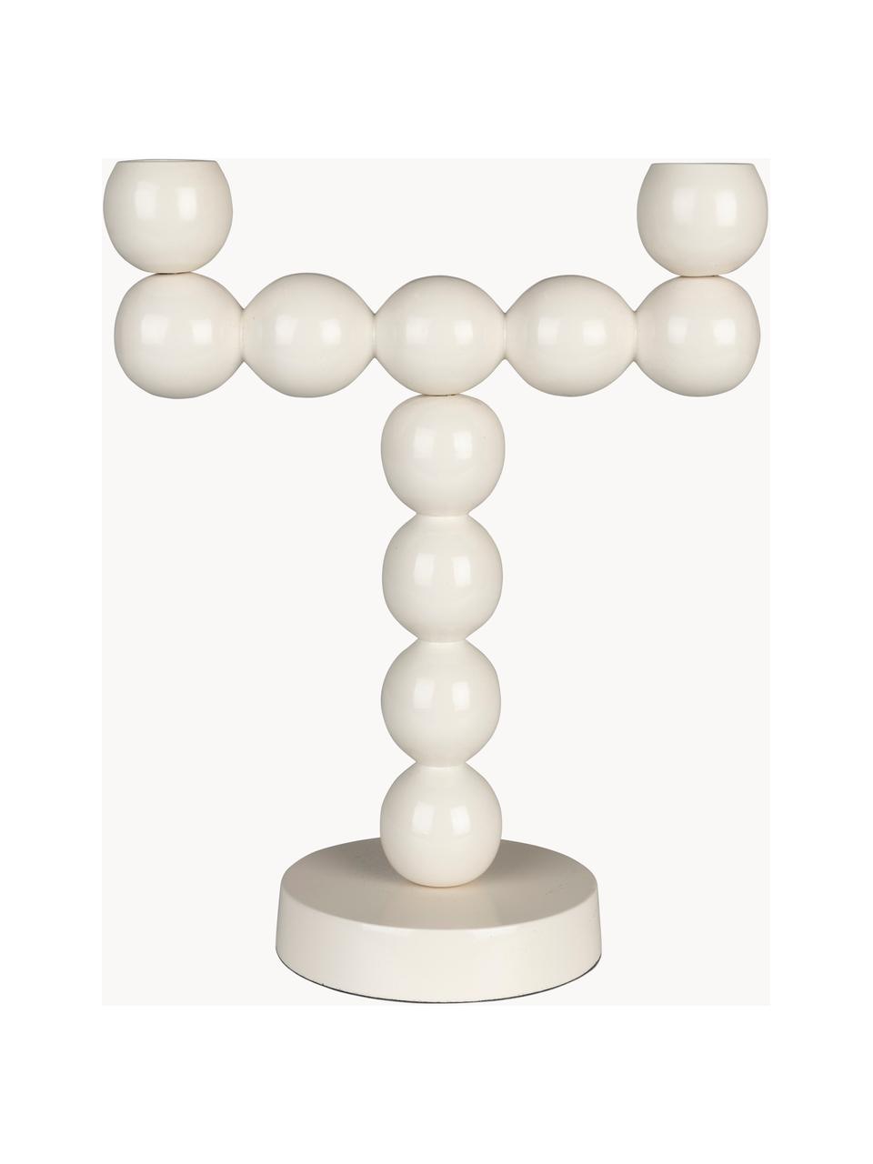 Candelabro de porcelana Bubble, Porcelana, Blanco Off White, An 20 x Al 25 cm