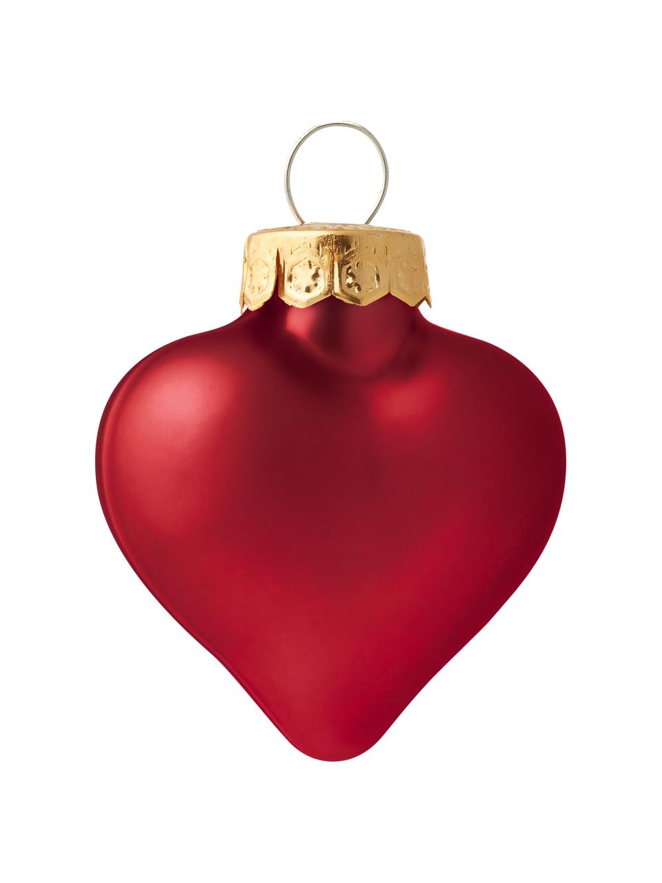Mini boomhangerset albast, 12-delig., Rood, B 4 x H 5 cm