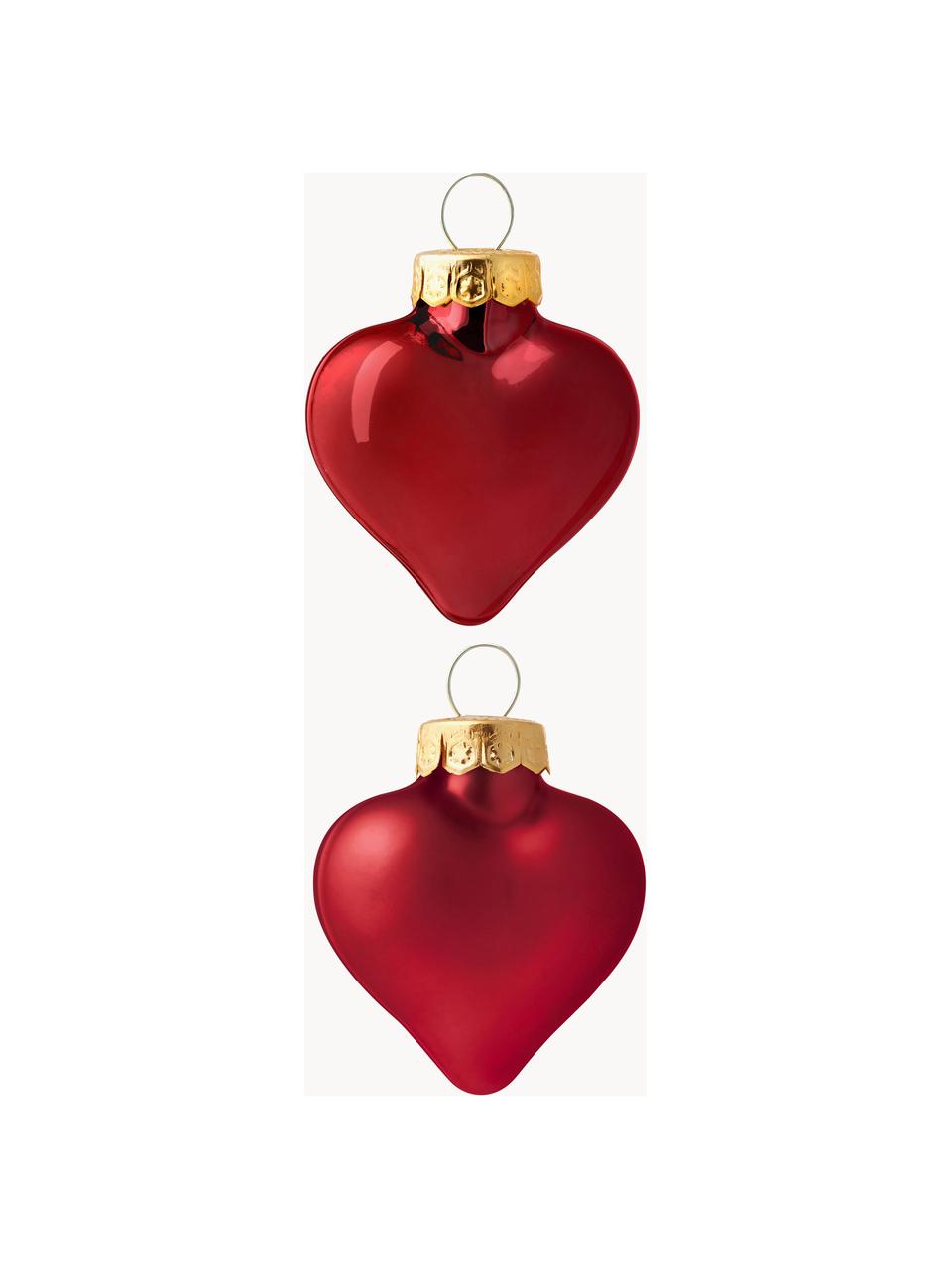 Mini boomhangerset albast, 12-delig., Rood, B 4 x H 5 cm