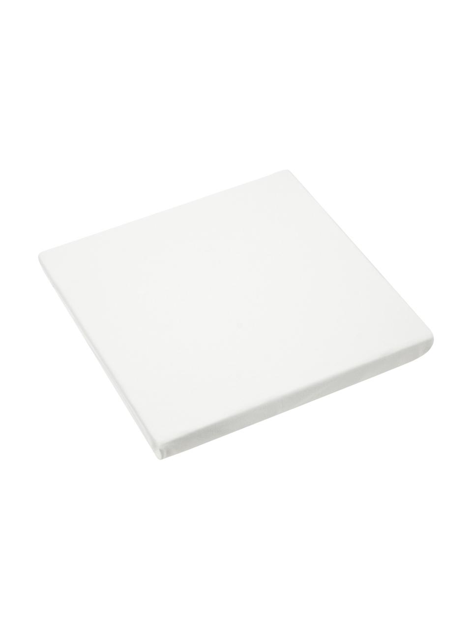 Elastická plachta na  kontinentálnu posteľ Lara, 95 % bavlna, 5 % elastan, Krémovobiela, Š 90 x D 200 cm