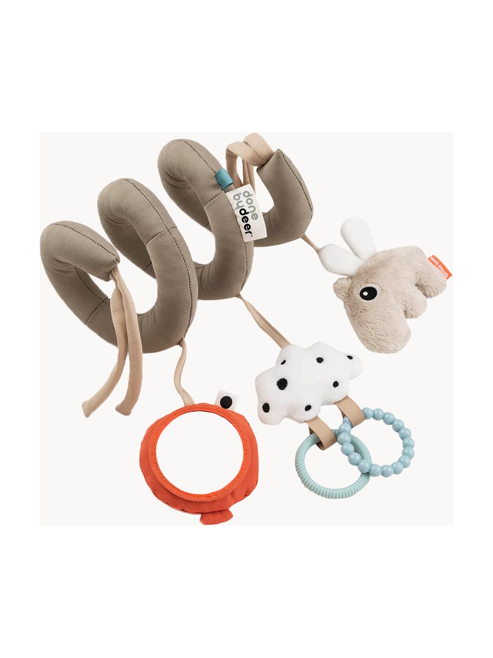 Juguete de actividades bebés Happy Clouds, Tapizado: 100% poliéster, Beige, multicolor, L 15-33 cm