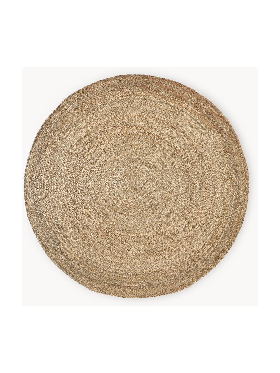 Tapis rond en jute fait main Sharmila, 100 % jute

Le toucher des tapis en jute peut être rugueux, ils ne sont pas adaptés aux contacts directs avec la peau, Brun, Ø 100 cm (taille XS)