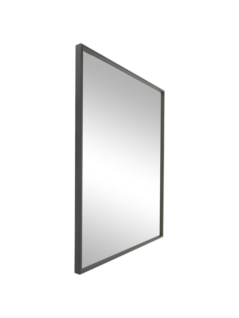 Espejo de pared de aluminio Alpha, Espejo: cristal, Gris, An 50 x Al 70 cm