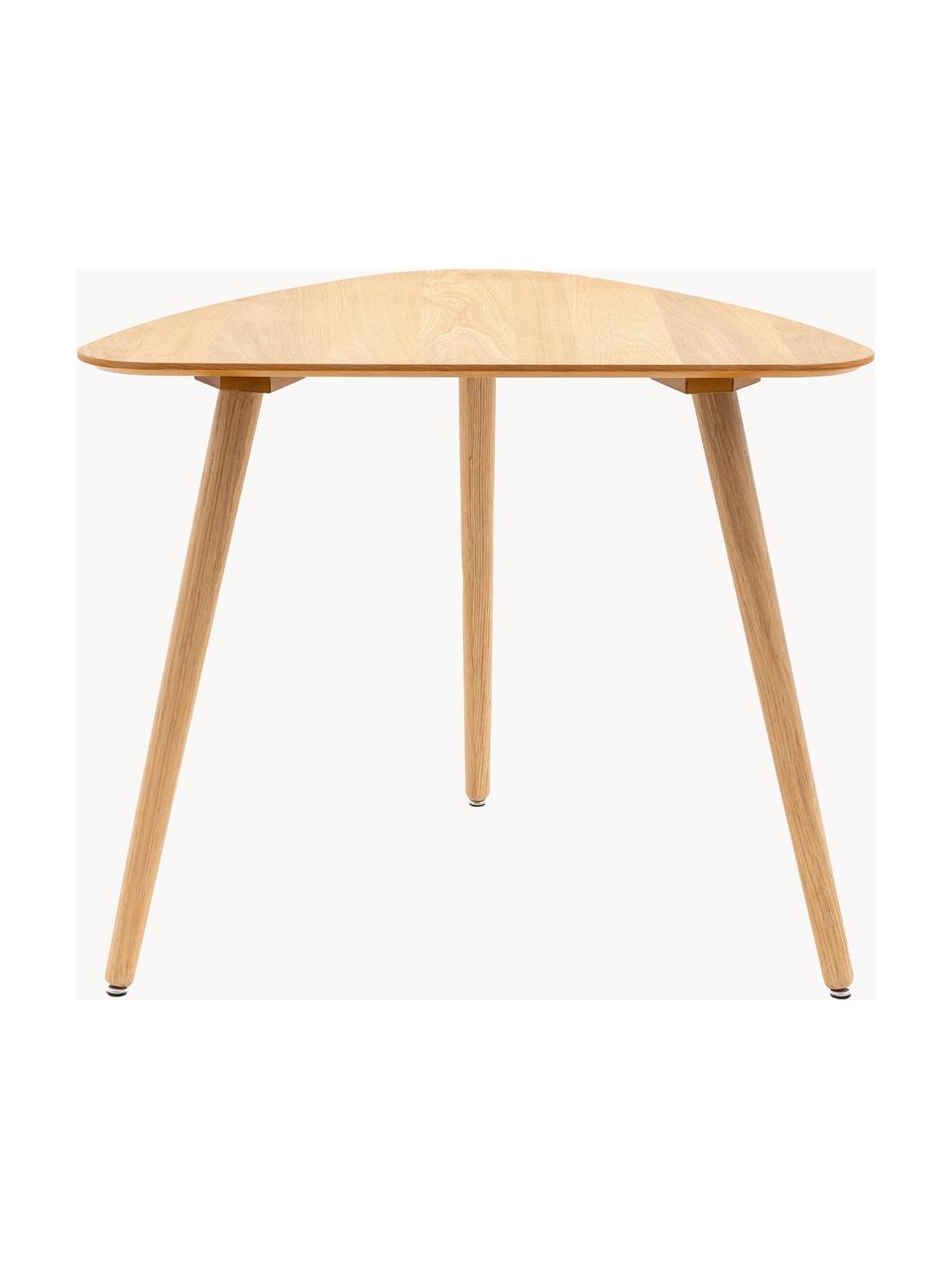 Drevený jedálenský stôl Hatfield, 80 x 90 cm, Dubové drevo, Š 80 x H 90 cm