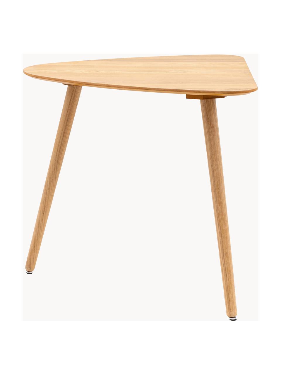 Tavolo in legno di quercia Hatfield, 80 x 90 cm, Gambe: pannello di fibra a media, Legno di quercia, Larg. 80 x Prof. 90 cm