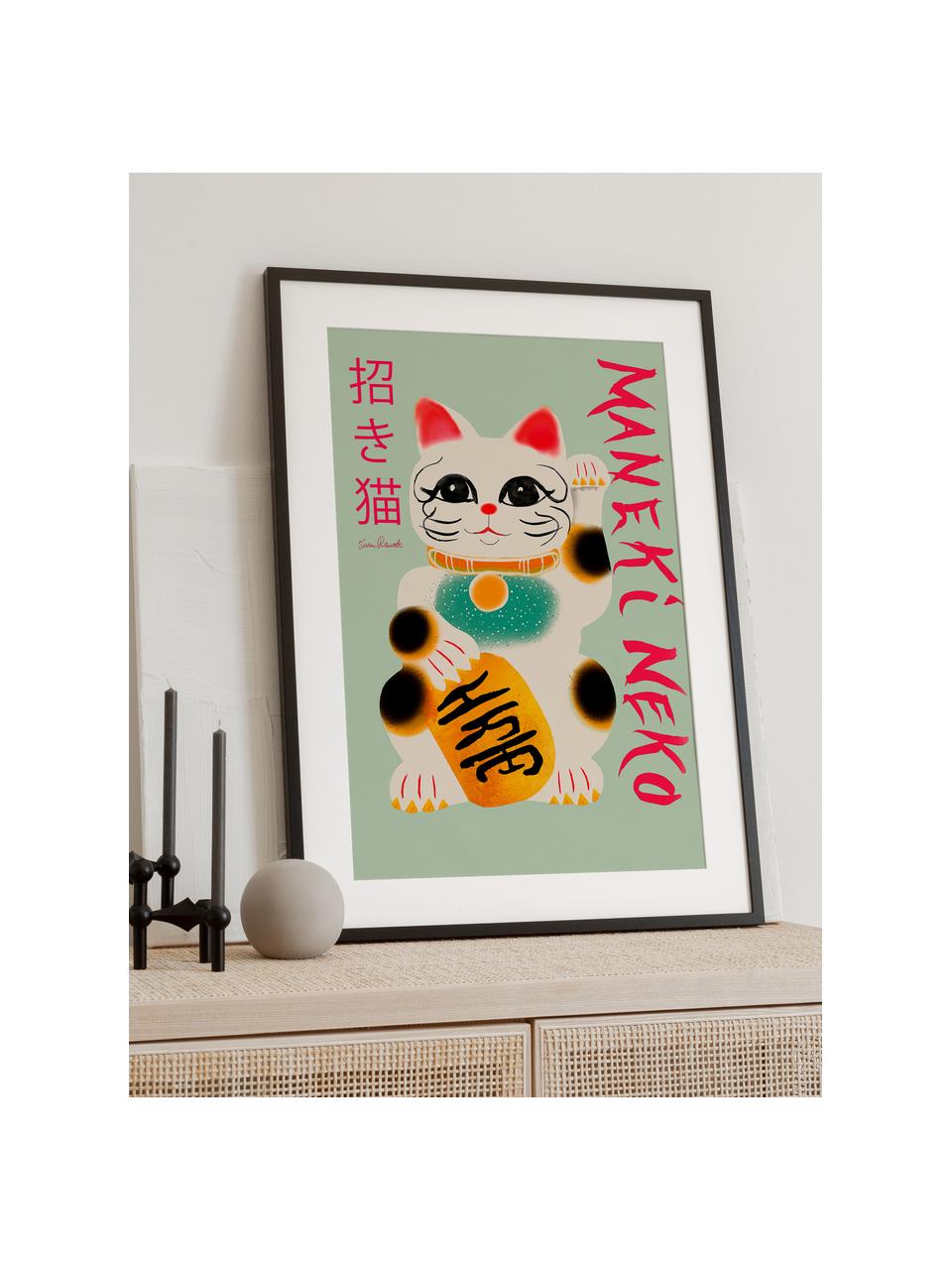 Poster Maneki Neko, Papier

Ce produit est fabriqué à partir de bois certifié FSC® issu d'une exploitation durable, Multicolore, larg. 70 x haut. 100 cm