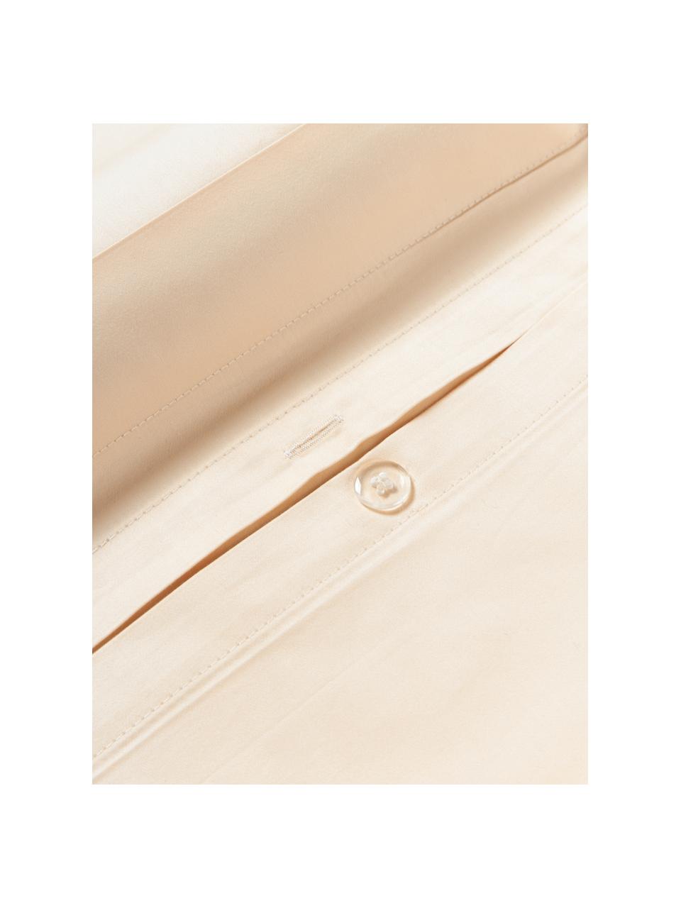 Baumwollsatin-Bettdeckenbezug Premium, Webart: Satin Fadendichte 500 TC,, Peach, B 200 x L 200 cm