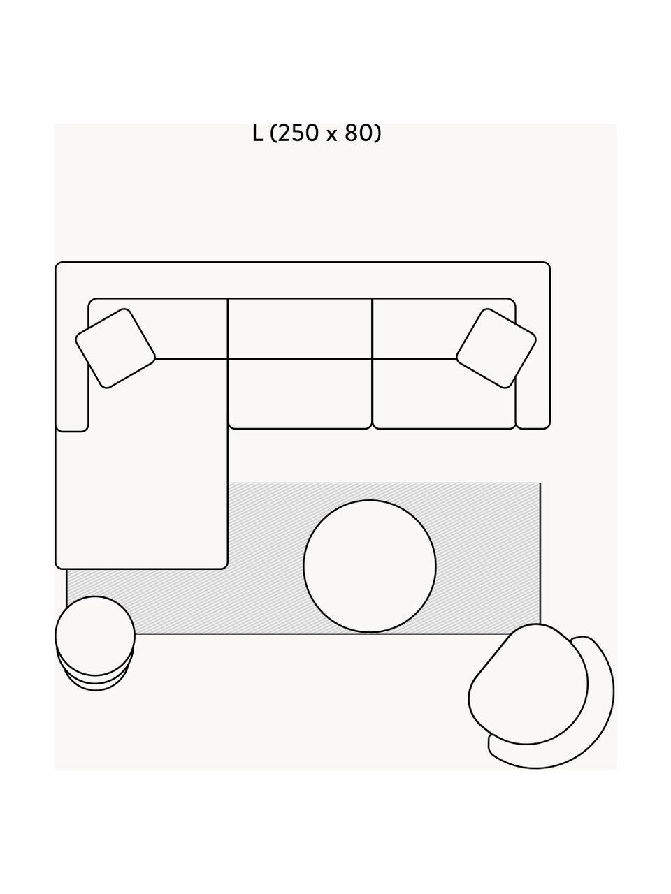 Dubbelzijdige in- & outdoor loper Panama, 100% polypropyleen

Het materiaal dat in dit product wordt gebruikt, is getest op schadelijke stoffen en gecertificeerd volgens STANDARD 100 by OEKO-TEX® 2210248, OEKO-TEX Service GmbH., Lichtgrijs, nougat, B 80 x L 250 cm