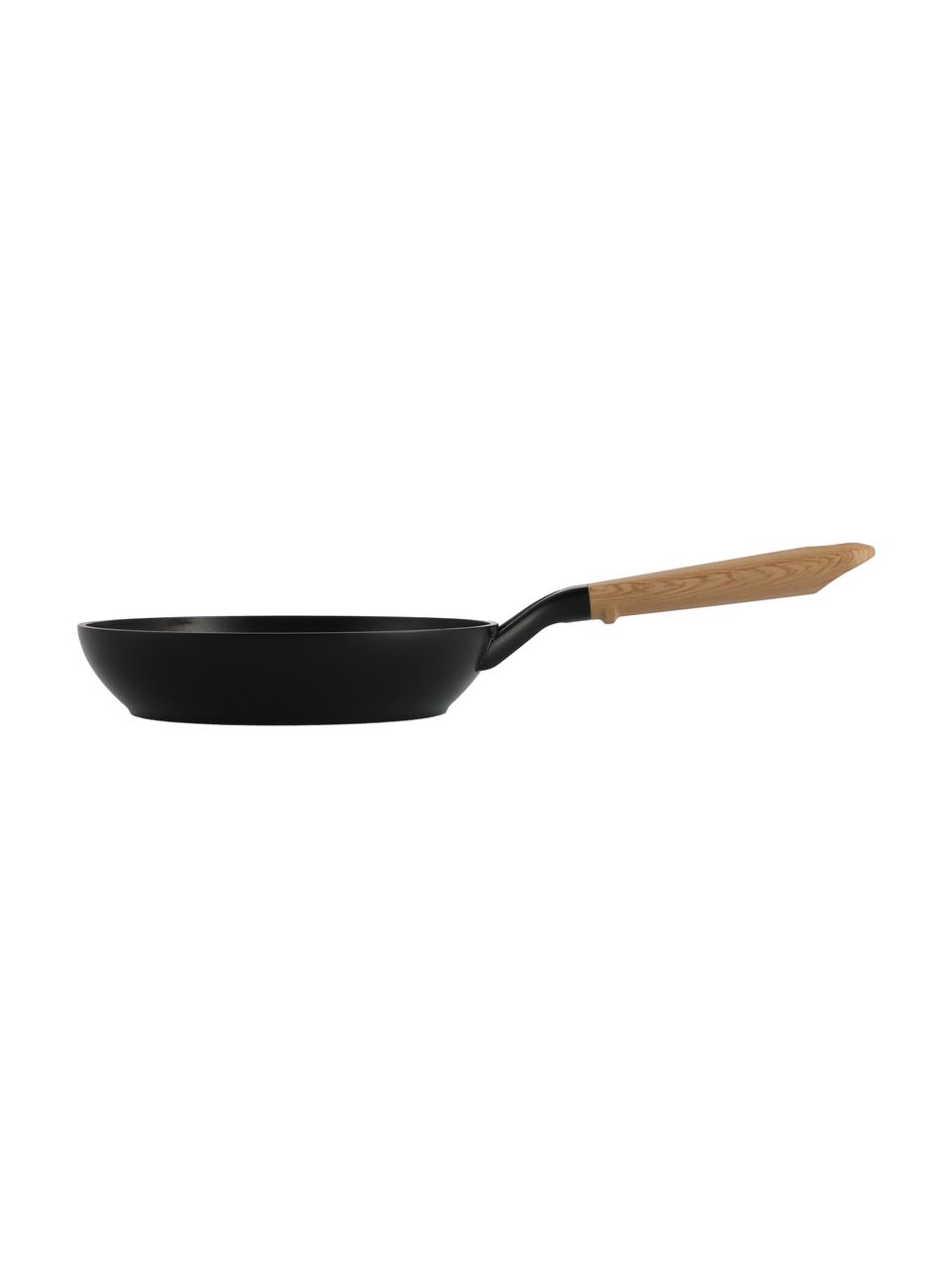Sartén con mango de madera Eco Smartshape, Negro, Ø 24 x Al 8 cm