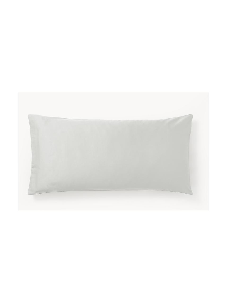 Baumwollsatin-Kissenbezug Comfort, Webart: Satin Fadendichte 300 TC,, Hellgrau, B 40 x L 80 cm