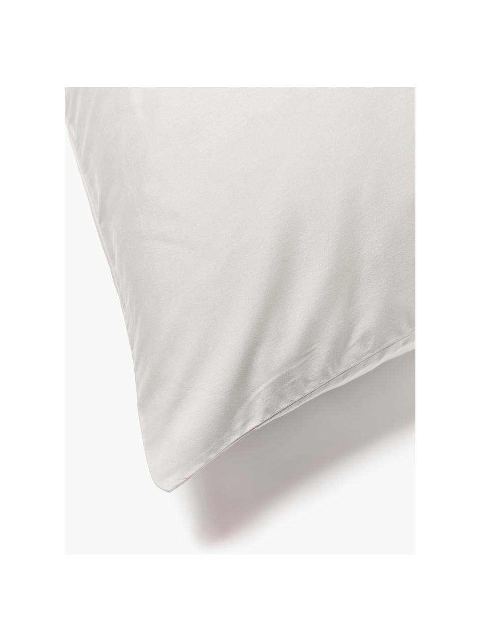 Baumwollsatin-Kissenbezug Comfort, Webart: Satin Fadendichte 300 TC,, Hellgrau, B 40 x L 80 cm