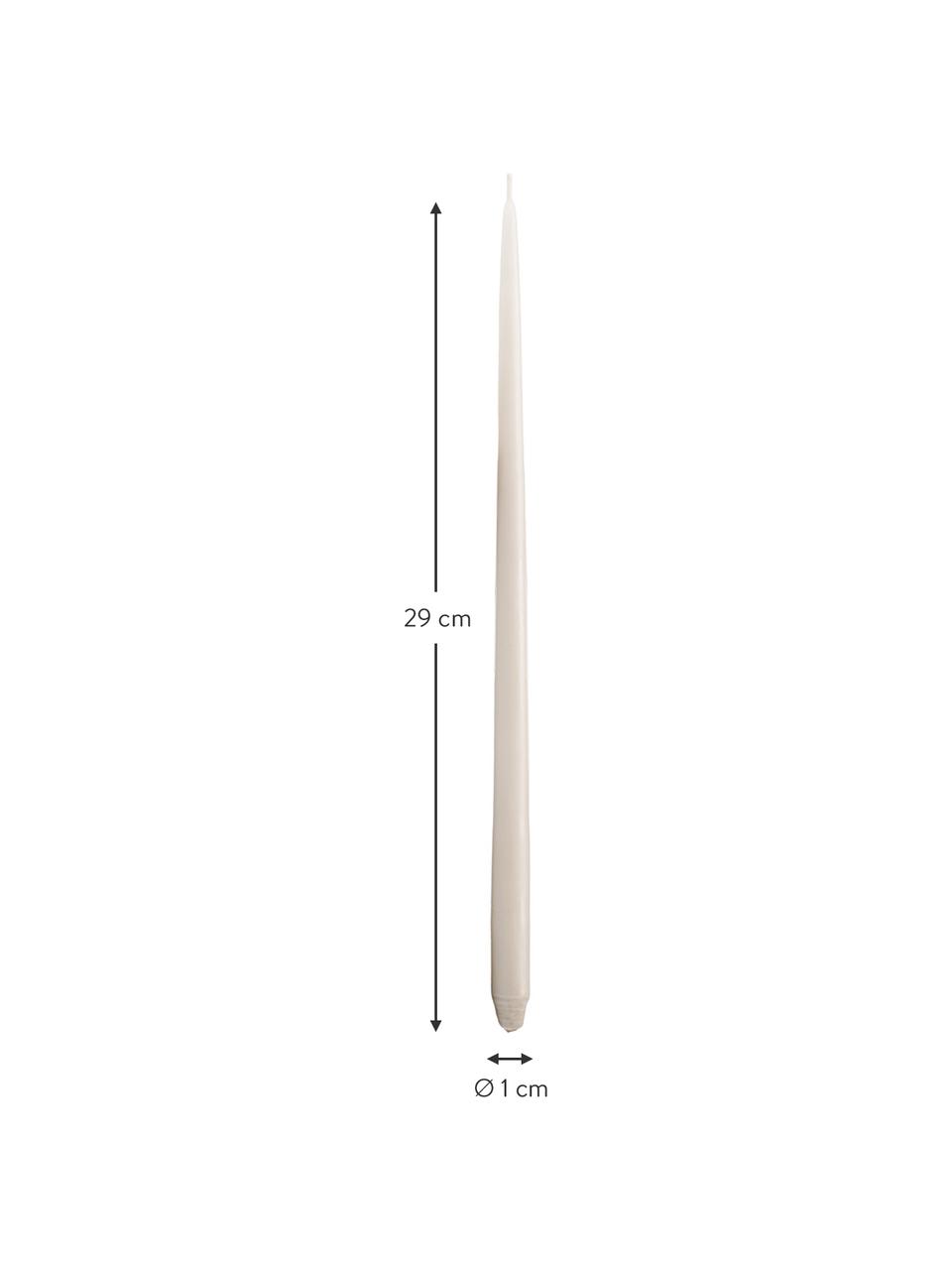 Chandelles Stoff Nagel, 6 pièces, Cire de paraffine, Beige, Ø 1 x haut. 29 cm