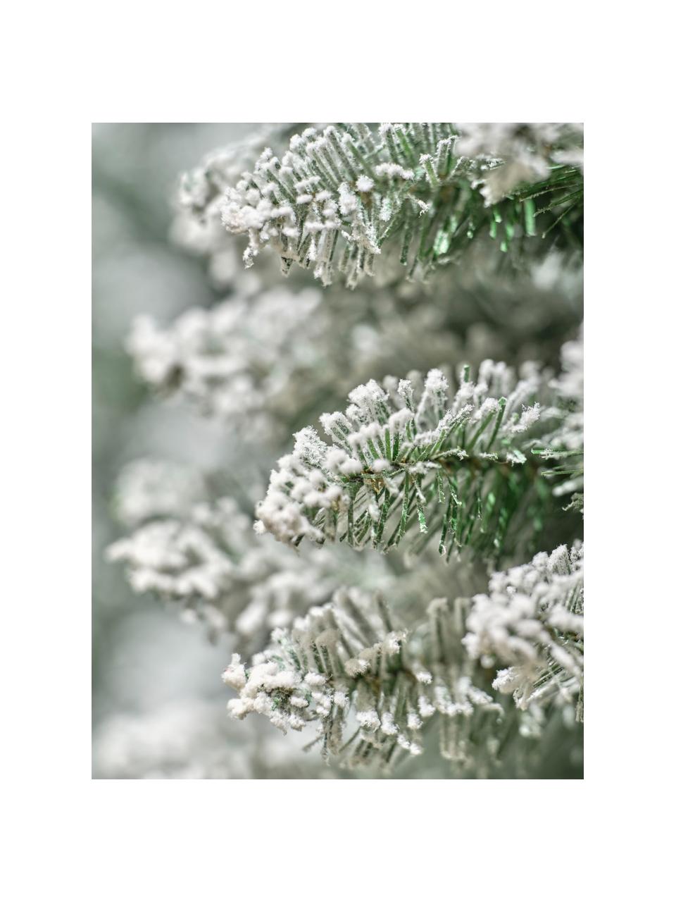 Decoratieve kerstboom Pencil, besneeuwd, Kunststof (PVC), Groen, wit, Ø 60 x H 210 cm