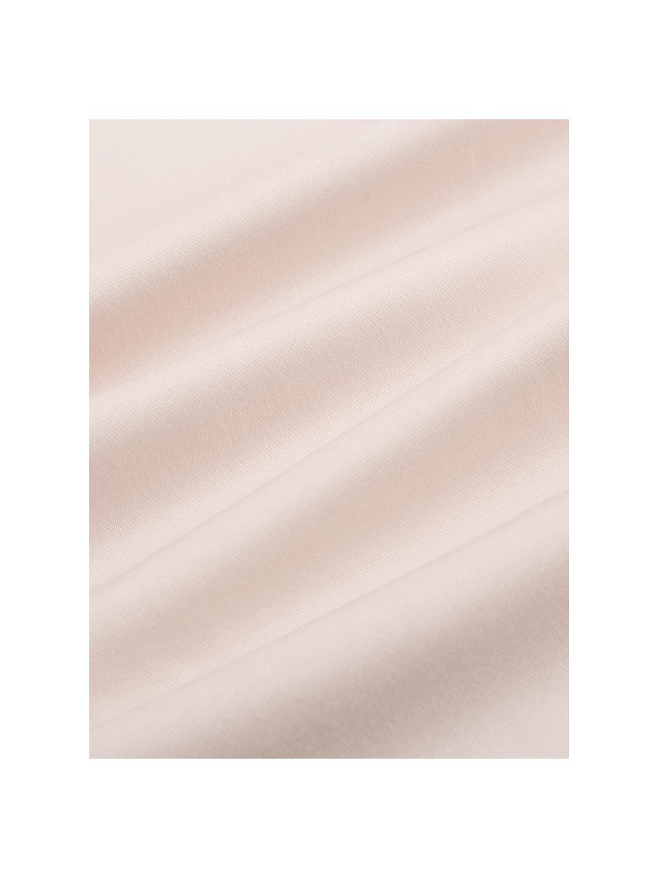 Housse de couette en satin de coton Premium, Rose, larg. 200 x long. 200 cm