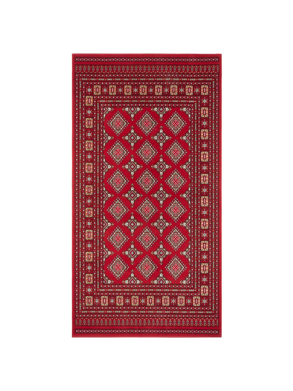 Teppich Sao Buchara im Orient Style, Rot, Schwarz, Beige, Weiß, B 200 x L 290 cm (Größe L)