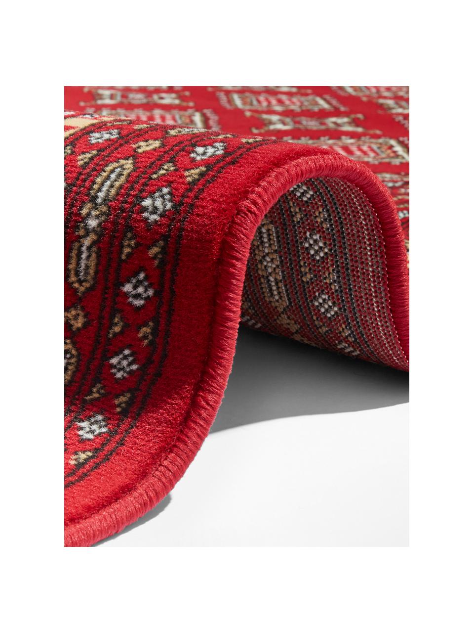 Teppich Sao Buchara im Orient Style, Rot, Schwarz, Beige, Weiß, B 200 x L 290 cm (Größe L)