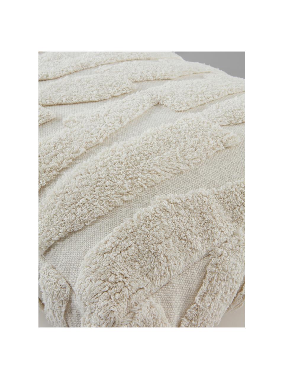 Lit pour animaux domestiques en coton Jinx, Tissu blanc cassé, larg. 68 x long. 90 cm