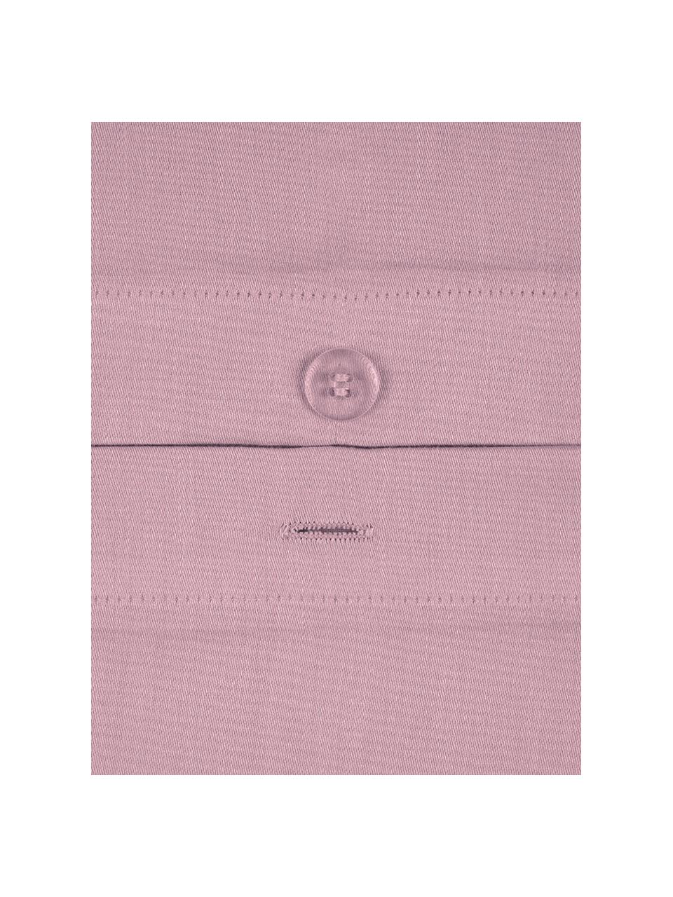 Baumwollsatin-Bettdeckenbezug Comfort in Mauve, Webart: Satin, leicht glänzend Fa, Mauve, B 160 x L 210 cm