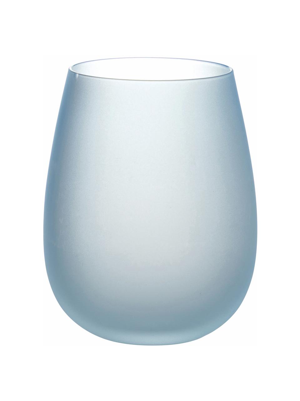 Verre à eau Happy Hour, 6 élém., Verre, Tons bleus, Ø 7 x haut. 11 cm
