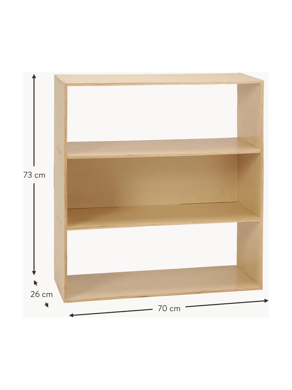 Étagère en bois Kiddo, Placage en bois de bouleau

Ce produit est fabriqué à partir de bois certifié FSC® et issu d'une exploitation durable, Bois clair, larg. 70 x haut. 73 cm