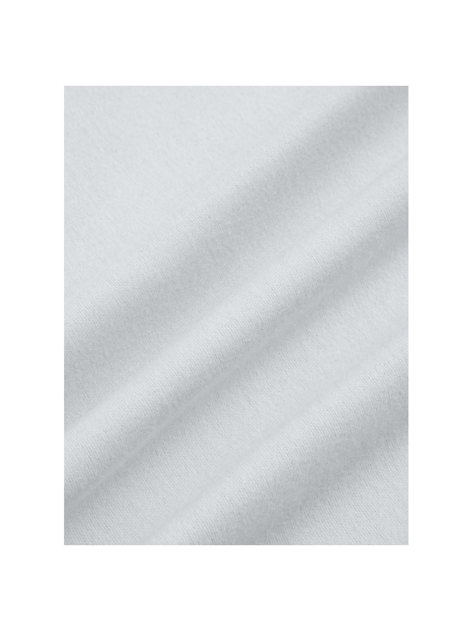 Flanelové povlečení Erica, Světle šedá, Š 155 cm, D 220 cm, 2 díly