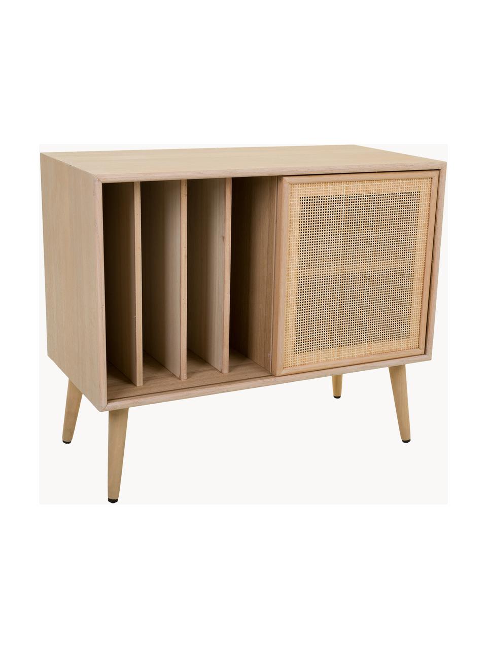 Open dressoir Cayetana van hout, Frame: gefineerd MDF, Poten: gelakt bamboehout, Hout, B 80 cm x H 67 cm