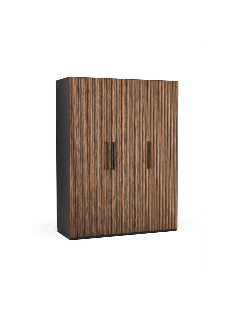 Szafa modułowa Simone, 3-drzwiowa, różne warianty, Korpus: płyta wiórowa z certyfika, Drewno naturalne, W 200 cm, Basic