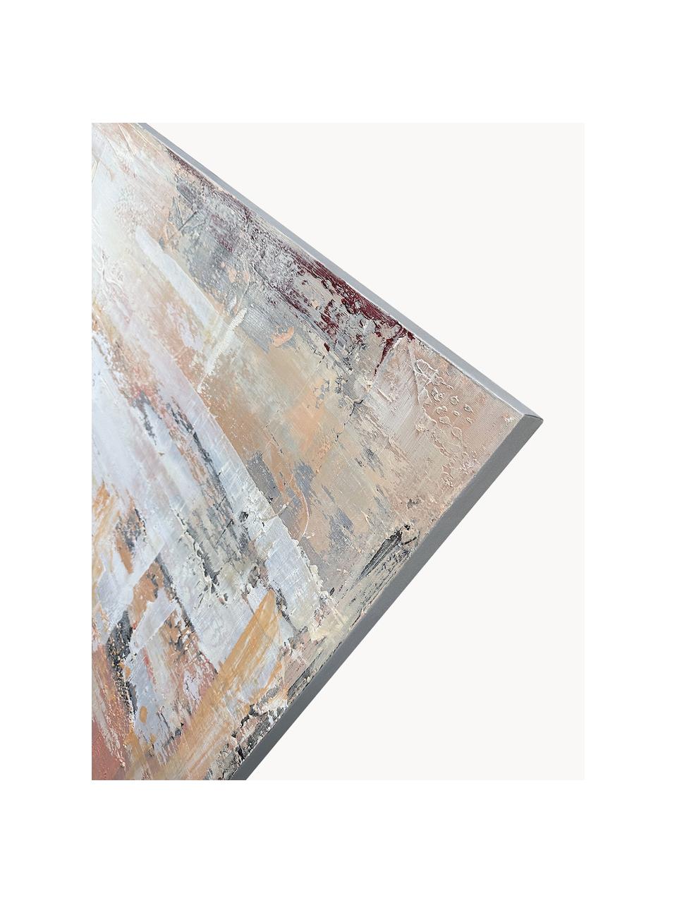 Toile peinte à la main Abstract, Multicolore, larg. 150 x haut. 110 cm