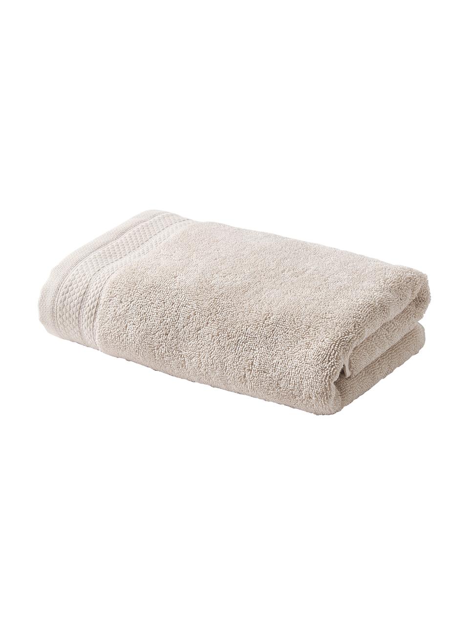 Serviette de toilette Premium, plusieurs tailles, 100 % coton bio certifié GOTS (par GCL International, GCL-300517)
Qualité supérieure 600 g/m², Beige clair, Serviettes de toilette, larg. 50 x long. 100 cm , 2 pièces