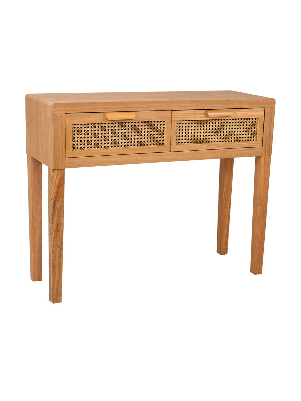 Consola Nina, Estructura: madera de abeto, madera c, Tonos marrones, An 100 x Al 80 cm