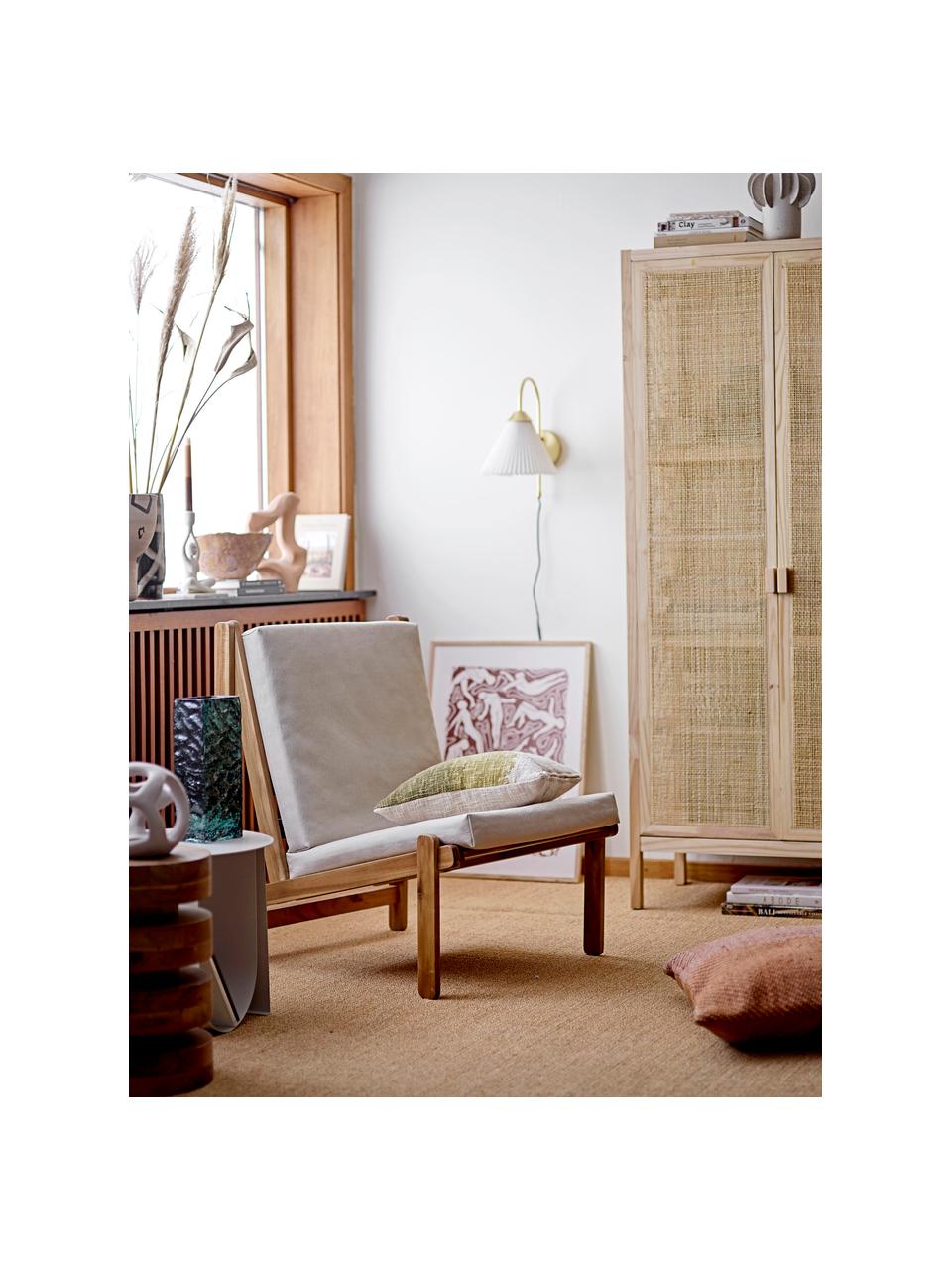 Ingelijste kunstdruk Ciron, Frame: eikenhoutkleurig, Bruin, beige, wit, lichtbruin, B 52 x H 72 cm