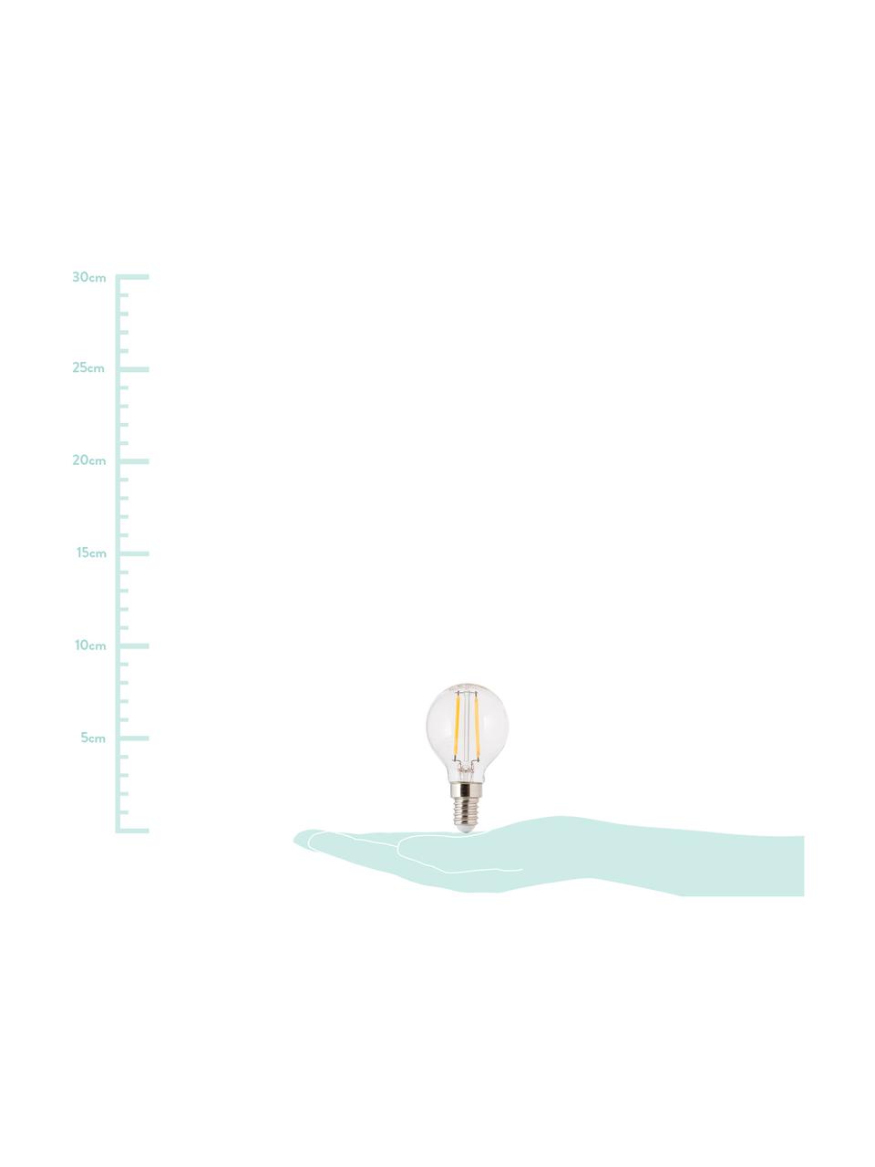 Ampoule LED E14 blanc chaud 2,5 W, 1 pièce, Transparent, Ø 5 x haut. 8 cm