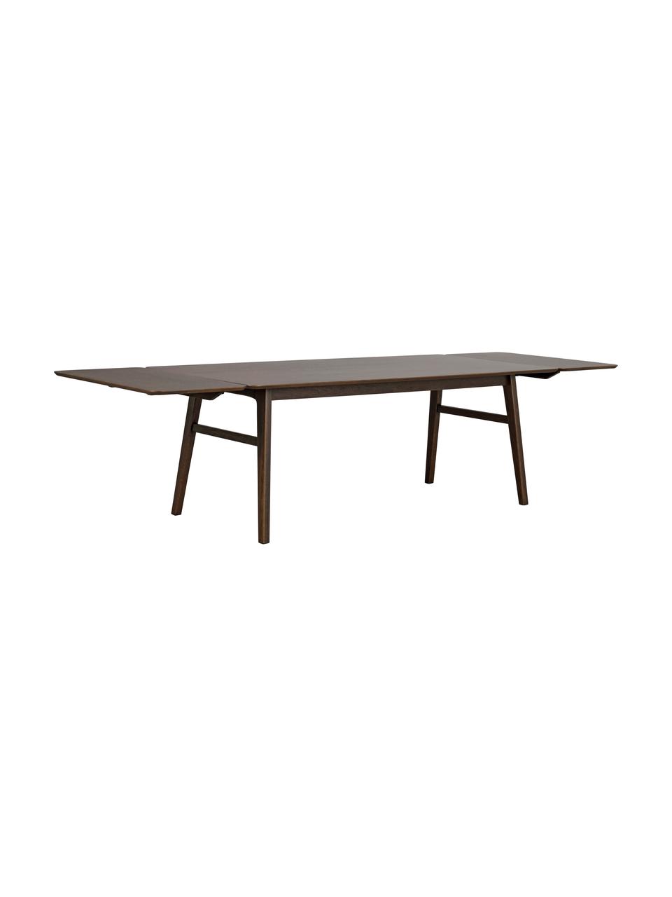 Rozkladací jedálenský stôl z dubového dreva Nagano, 205 - 255 x 95 cm, Drevo, Š 205 x H 95 cm