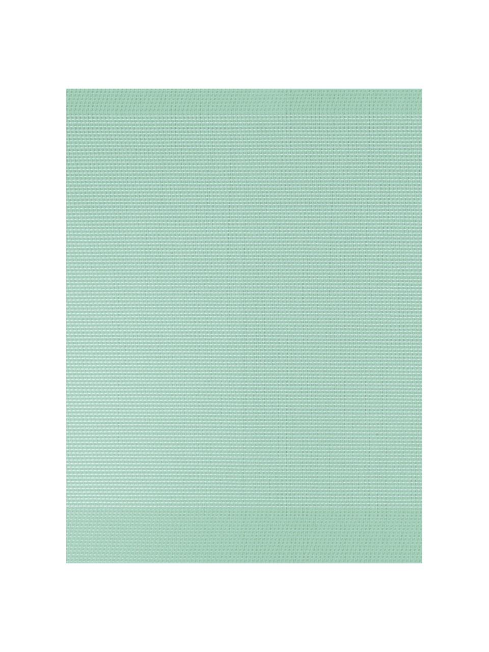 Manteles individuales de plástico Trefl, 2 uds., Plástico (PVC) es aspecto de cuero, Verde menta, An 33x L 46 cm