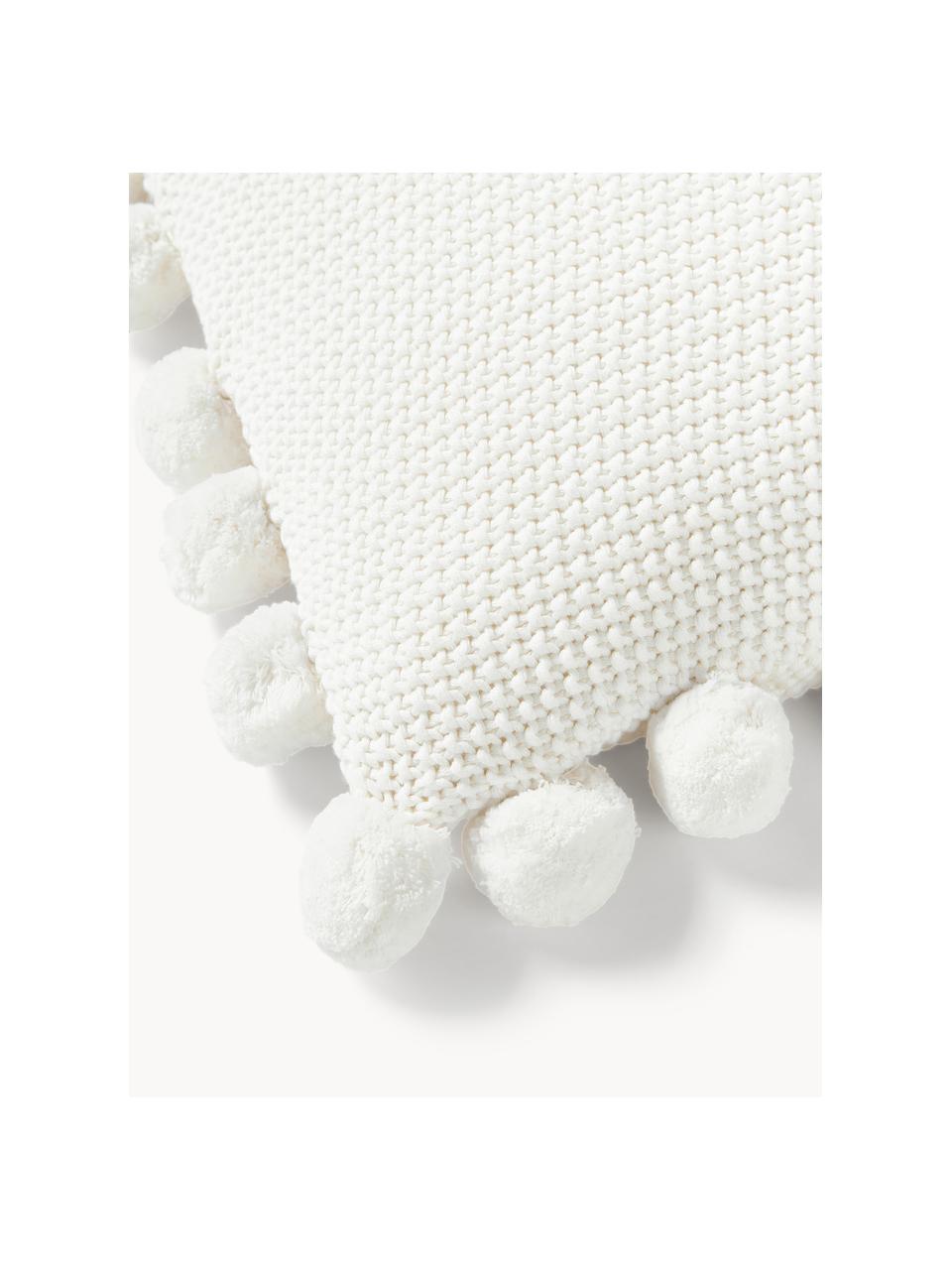 Housse de coussin avec pompons Molly, 100 % coton

Le matériau est certifié STANDARD 100 OEKO-TEX®, 11.HIN.00050, HOHENSTEIN HTTI, Blanc crème, larg. 40 x long. 40 cm