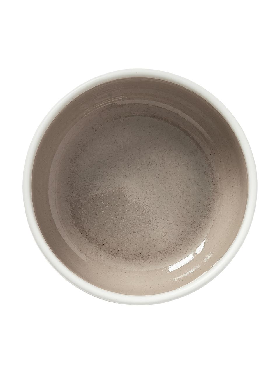 Miska Ginger, 4 szt., Kamionka, Złamana biel, beżowy, Ø 14 x W 7 cm