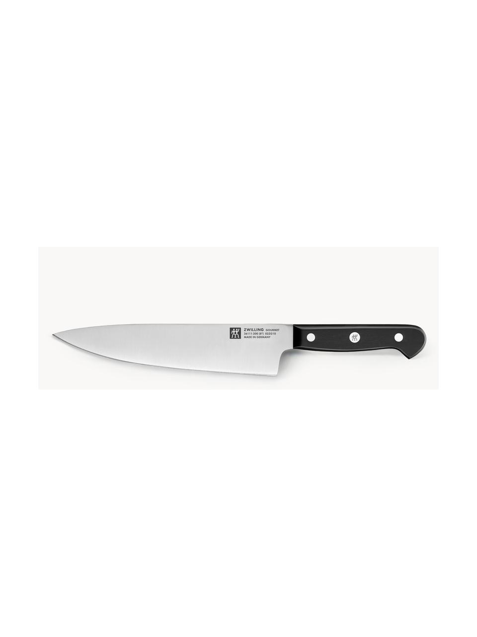 Kochmesser Four Star, Griff: Kunststoff, Silberfarben, Schwarz, L 31 cm